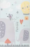 Коврик Obsession Magic Kids Cute Elephant, полипропилен, 230 160 см, разноцветный — фото 1