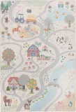 Коврик Obsession Magic Kids Farmhouse, полипропилен, 160 115 см, разноцветный — фото 1