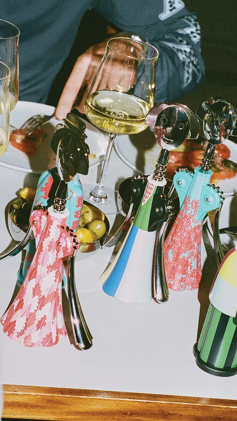 Штопор Alessi Alessandro M Parade, разноцветный