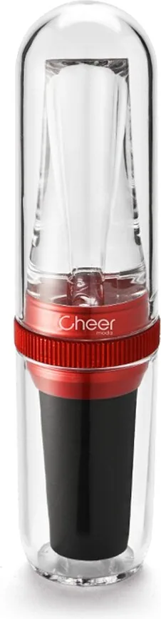 Аэратор для вина Cheer Moda Submarine, красный