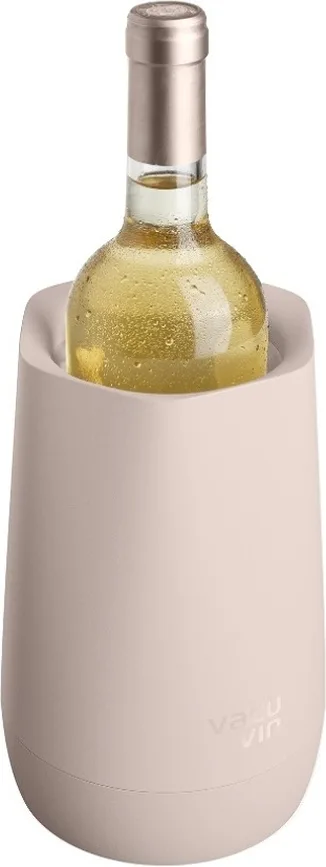 Ведёрко для льда Vacu Vin Active Wine Cooler Hexo, бежевое
