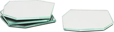 Набор подставок под кружку Ferm Living Shard, 4 штуки, стекло, 0 9,5 см, прозрачная
