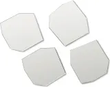 Набор подставок под кружку Ferm Living Shard, 4 штуки, стекло, 0 9,5 см, прозрачная — фото 4