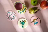 Набор подставок под кружку Muurla Pippi Ponczoszanka, 4 штуки, фетр, 10 см — фото 5