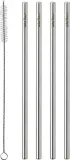 Трубочки для напитков Stelton, 5 штук, пластиковые, 21,5 см, серебристые — фото 2