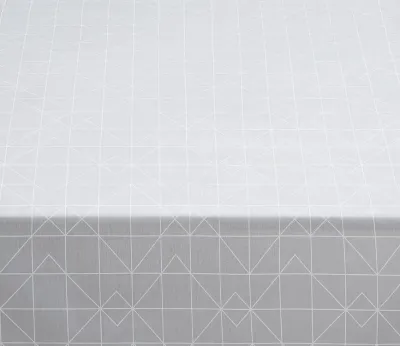 Скатерть s dahl refined damask, прямоугольная, хлопок, 320 , белая · арт. fabr 15451