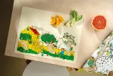 Салфетка сервировочная под тарелку Muurla Pippi Ponczoszanka, прямоугольная, силикон, 30 40,5 см, разноцветная — фото 1