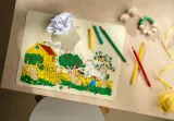 Салфетка сервировочная под тарелку Muurla Pippi Ponczoszanka, прямоугольная, силикон, 30 40,5 см, разноцветная — фото 2