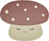 Салфетка сервировочная под тарелку OYOY Mushroom, прямоугольная, силикон, 35,5 43 см, красная — фото 1