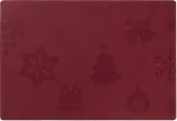 Салфетка сервировочная под тарелку Rosendahl Natale, прямоугольная, литьевой акрил, 43 30 см, красная — фото 1