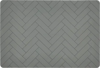 Салфетка сервировочная под тарелку S dahl Tiles, прямоугольная, силикон, 48 33 см, зелёная