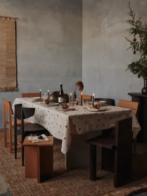Набор тканевых салфеток Ferm Living Serwetki bawelniane Baies jasne, 4 шт., хлопок, 40 см, бежевая