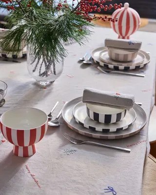Набор тканевых салфеток OYOY Serwetki materialowe Christmas, 4 шт., хлопок, 45 45 см, бежевая
