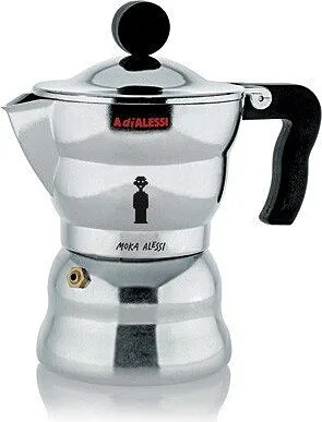 Гейзерная кофеварка A di Alessi, Moka Alessi, 150 мл, алюминий