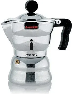 Гейзерная кофеварка A di Alessi, Moka Alessi, 150 мл, алюминий