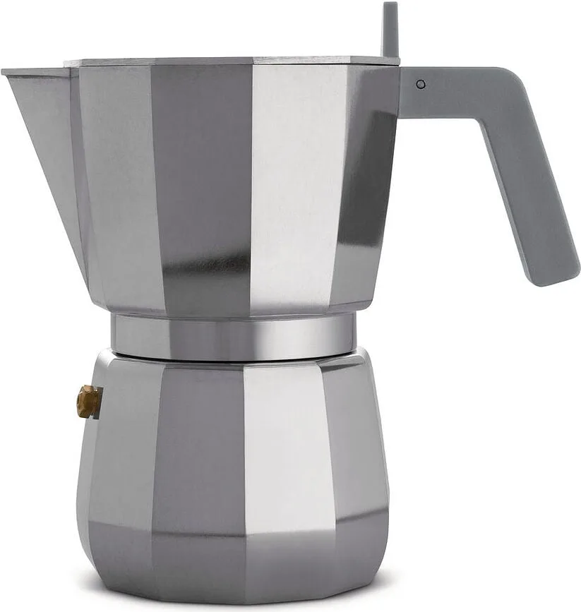 Гейзерная кофеварка Alessi, Moka, 300 мл, алюминий