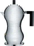 Гейзерная кофеварка Alessi, Pulcina, 150 мл, алюминий · арт. fabr MDL02/3 B — фото 1