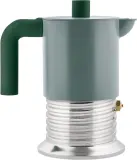 Гейзерная кофеварка alessi, vite, алюминий, зелёная · арт. fabr PM01/3 GR — фото 1