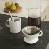 Воронка для заваривания кофе Alessi, Slow Coffee, фарфор, белая — фото 2