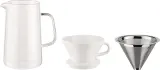 Воронка для заваривания кофе Alessi, Slow Coffee, фарфор, белая — фото 3