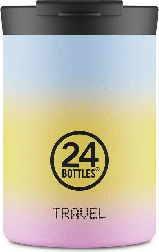 Термокружка 24Bottles, Travel Tumbler Aurora, 350 мл, нержавеющая сталь, разноцветная