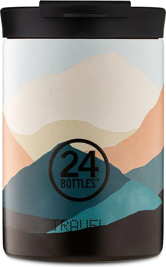 Термокружка 24Bottles, Travel Tumbler Mountains, 350 мл, нержавеющая сталь