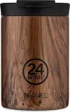 Термокружка 24Bottles, Travel Tumbler Wood, 350 мл, нержавеющая сталь — фото 1