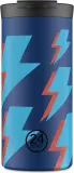 Термокружка 24Bottles, Travel Tumbler Zap Zap, 600 мл, нержавеющая сталь, синяя — фото 1