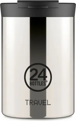 Термокружка 24Bottles, Travel Tumbler, 350 мл, нержавеющая сталь, серебристая