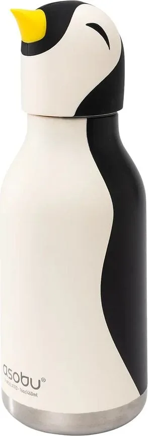 Термокружка Asobu, Bestie Bottles, 460 мл, нержавеющая сталь, белая