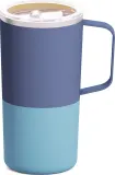 Термокружка Asobu, Tower Mug, 660 мл, нержавеющая сталь, синяя — фото 1