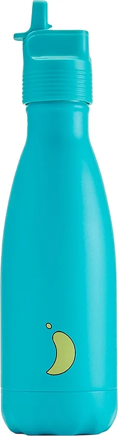 Термокружка Chilly's Bottles, Original Kids, 350 мл, нержавеющая сталь, синяя