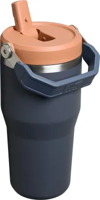 Термокружка Stanley, IceFlow Twilight, 600 мл, нержавеющая сталь, синяя