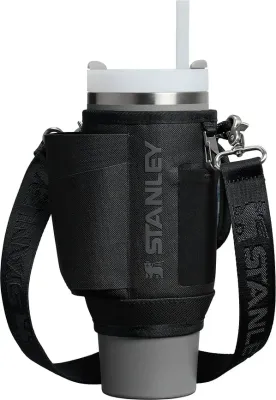 Термокружка stanley, torba na quencher, пластик, чёрная · арт. fabr 10-12444-023