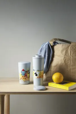 Термокружка stelton, carrie muminki szaroniebieski, нержавеющая сталь · арт. fabr 1375-7