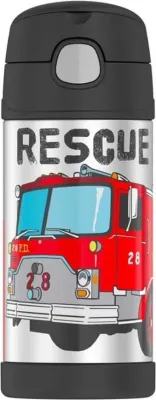 Термокружка Thermos, FUNtainer, 360 мл, нержавеющая сталь, серая