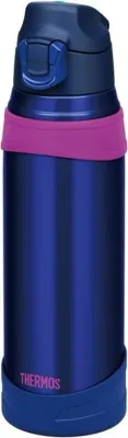 Термокружка Thermos, ciemnoniebieski, 1 л, нержавеющая сталь, синяя