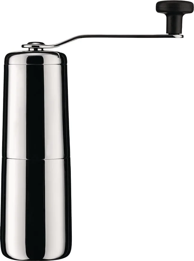 Ручная кофемолка Alessi, нержавеющая сталь, серебристая