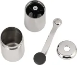 Ручная кофемолка Alessi, нержавеющая сталь, серебристая — фото 2