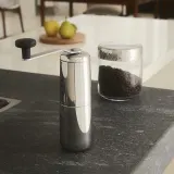 Ручная кофемолка Alessi, нержавеющая сталь, серебристая — фото 3
