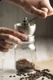 Ручная кофемолка Kilner, дерево — фото 1