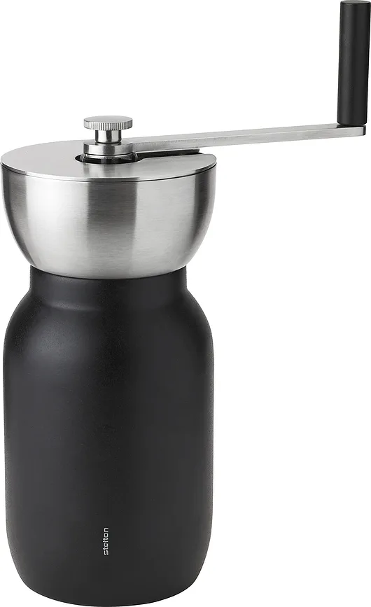 Ручная кофемолка Stelton, Collar, нержавеющая сталь, серебристая