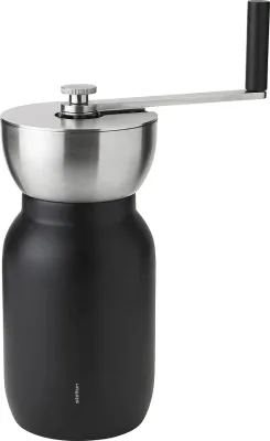 Ручная кофемолка Stelton, Collar, нержавеющая сталь, серебристая