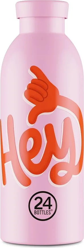 Термос 24Bottles, Clima Hey, 500 мл, нержавеющая сталь, розовый