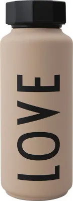 Термос Design Letters, HOT, 500 мл, нержавеющая сталь