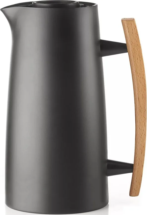 Термос Guzzini, Icons Riviera, 1 л, пластик, чёрный