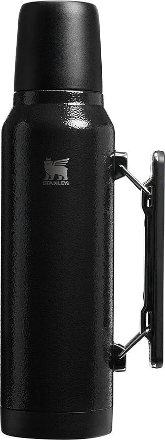 Термос Stanley, New Legendary Classic Hammertone Black, 1,4 л, нержавеющая сталь, чёрный
