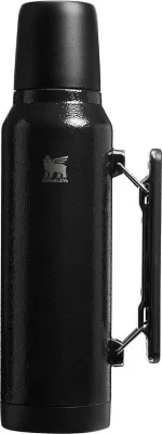 Термос Stanley, New Legendary Classic Hammertone Black, 1,4 л, нержавеющая сталь, чёрный