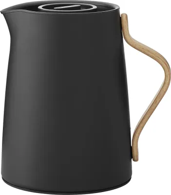 Термос Stelton, Emma, 1 л, нержавеющая сталь, чёрный