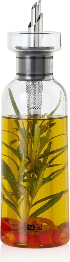 Бутылка для масла и уксуса AdHoc Aroma Pour, 120 мл, стекло, прозрачная